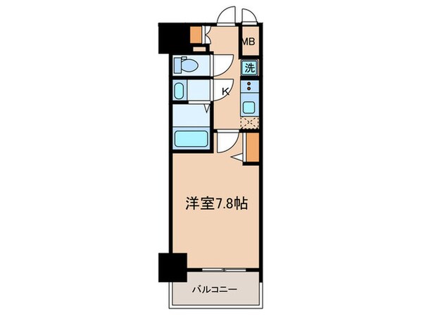 ｱﾄﾞﾊﾞﾝｽ名古屋ﾓｸｼｰ（1301）の物件間取画像